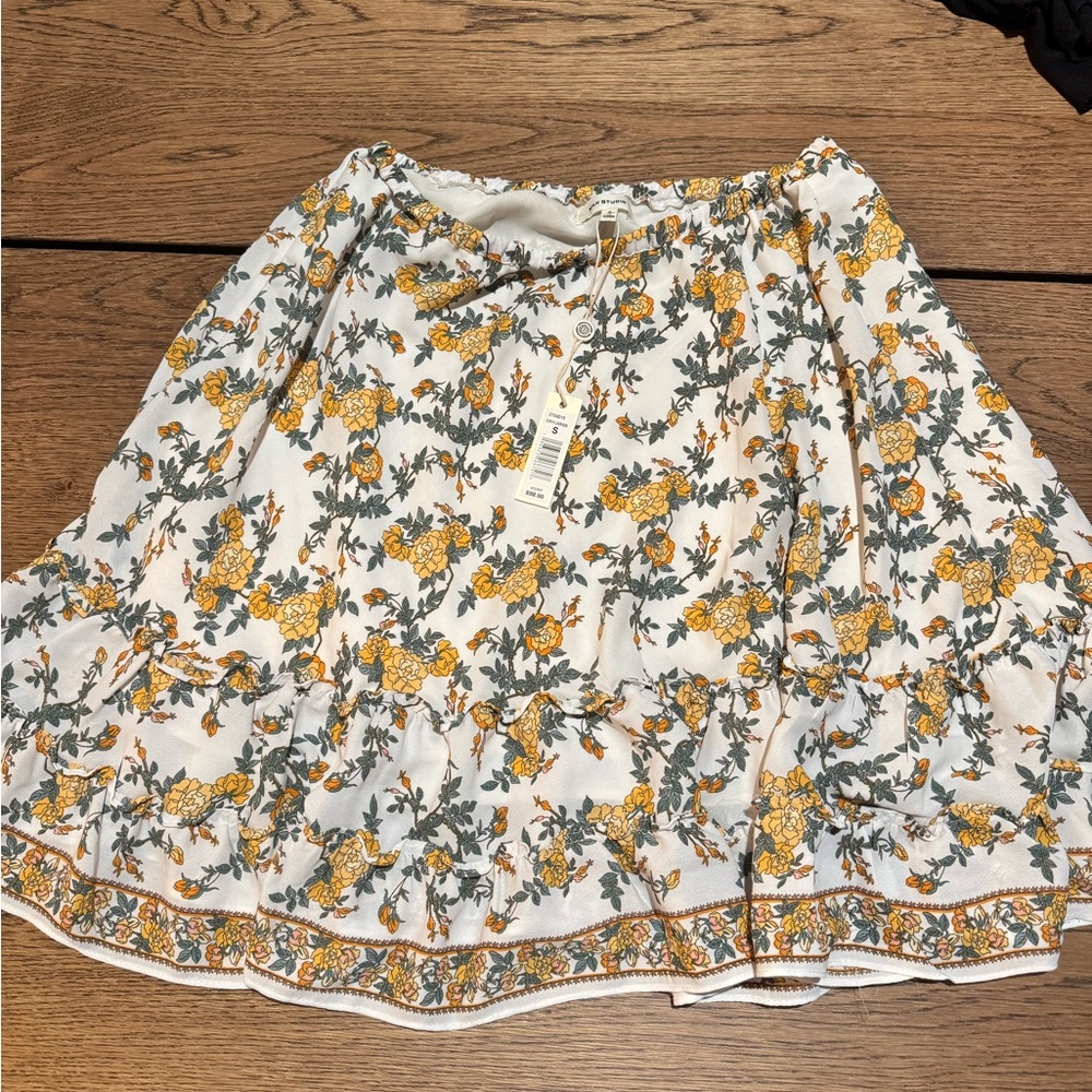 Floral Print Women's Skirt